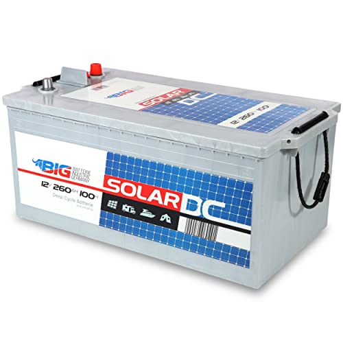 BIG Solarbatterie 12V 260Ah C100 (Versorgungsbatterie) - Professional Solar DC...