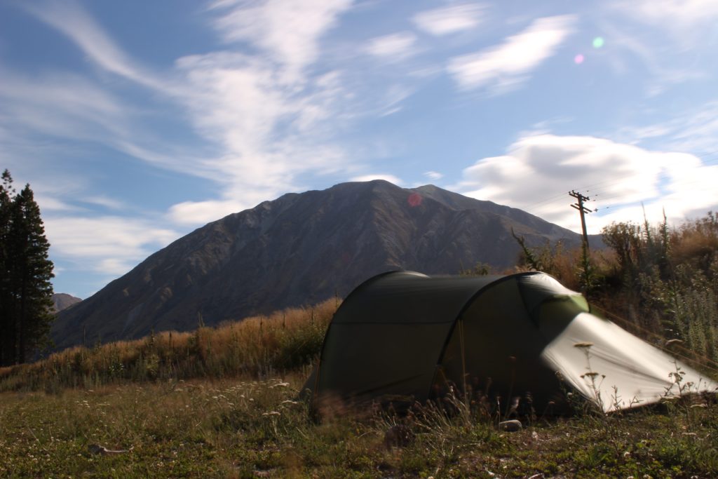Zelten auf Te Araroa Trail