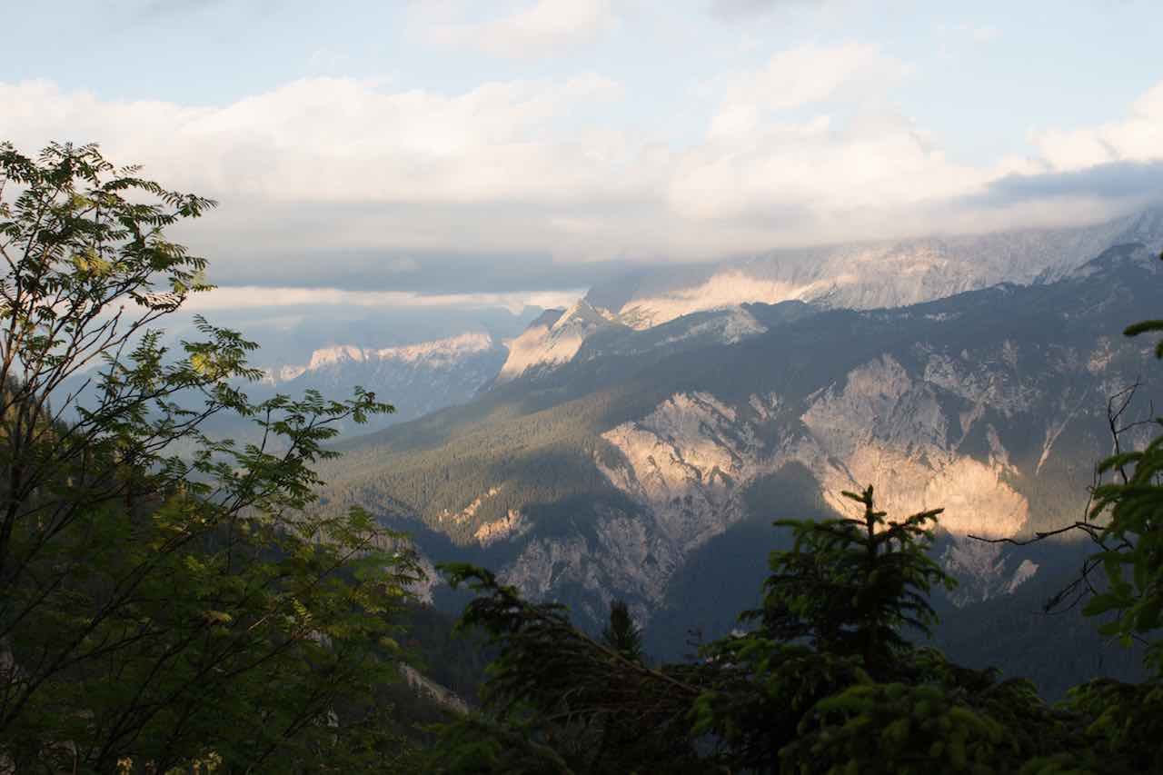 Aussicht Alpenüberquerung L1