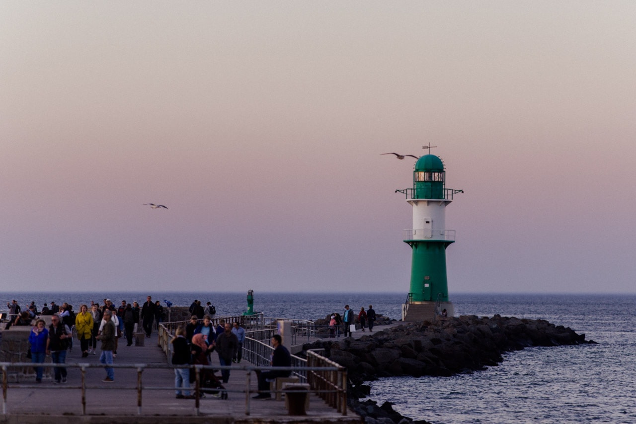 Sehenswürdigkeiten Rostock Warnemünde Westmole