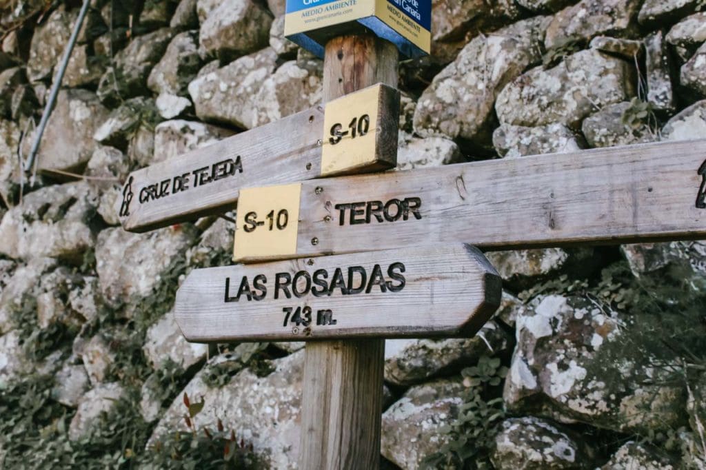 Wandern / Fernwandern Gran Canaria Wegweiser