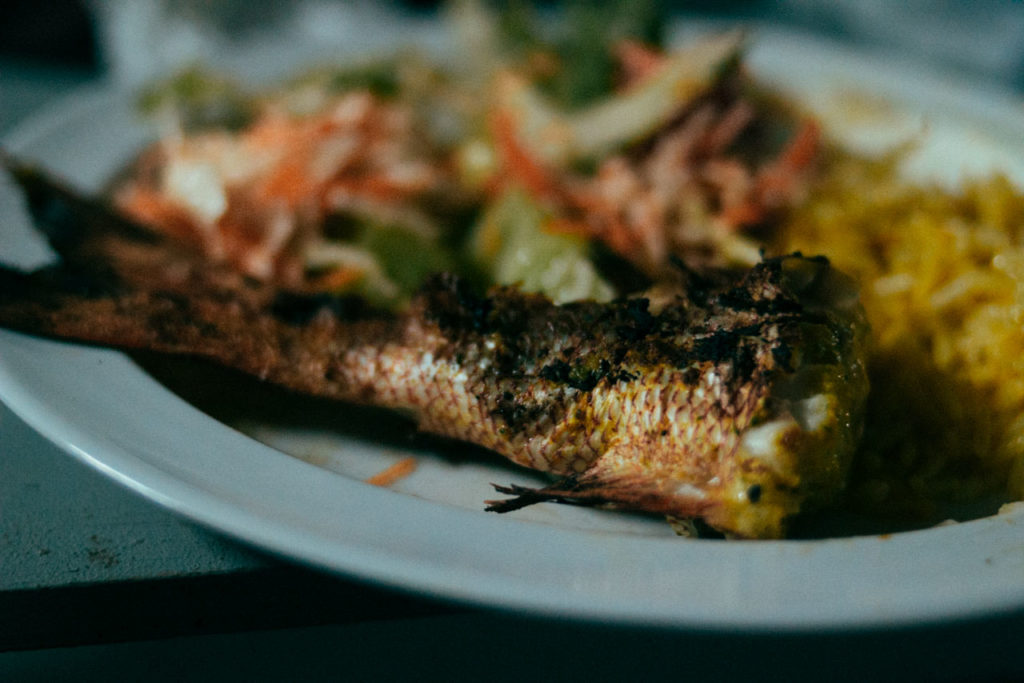 Local Barbecue auf Dominica