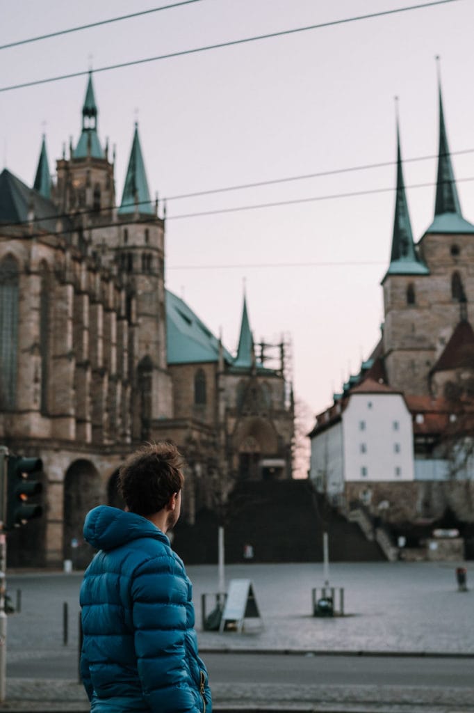 Blick auf den Erfurter Dom