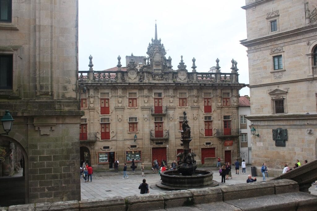 Casa de Cabido an der Plaza de las Platerías in Santiago de Compostela 