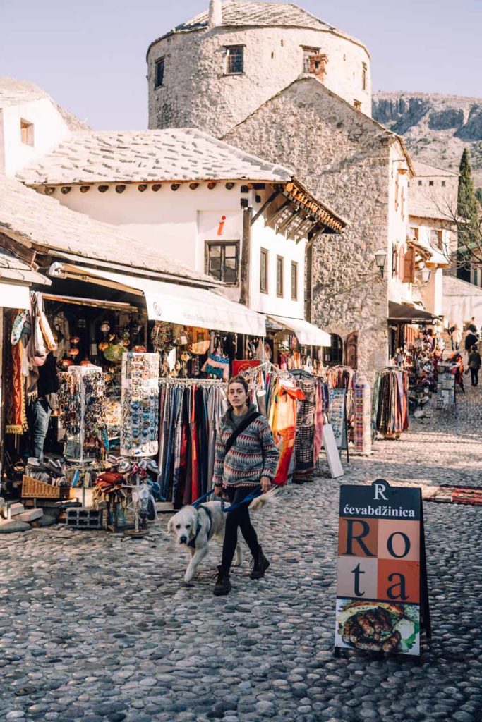 Schlendern durch Mostars Old Town