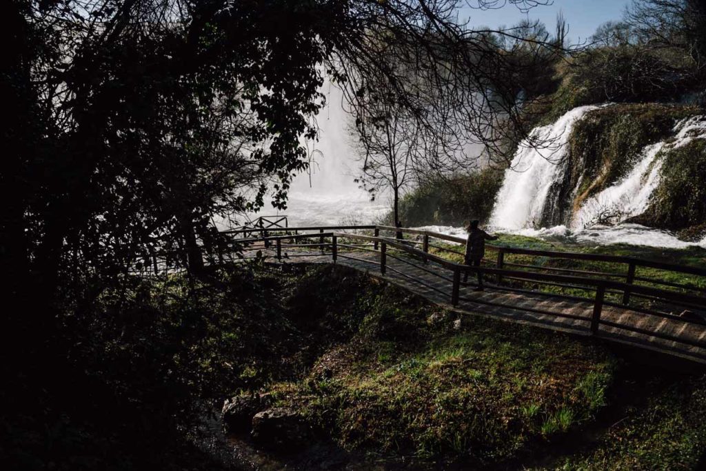 Kravica Wasserfälle beim Bosnien Roadtrip