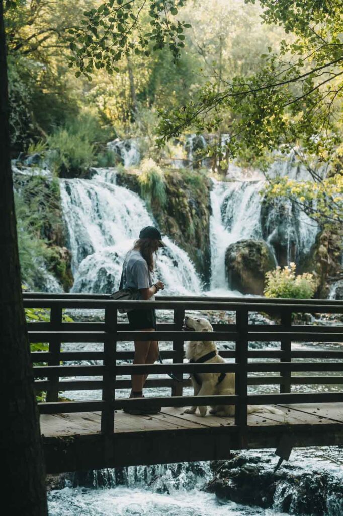 Wasserfälle im Una Nationalpark in Bosnien