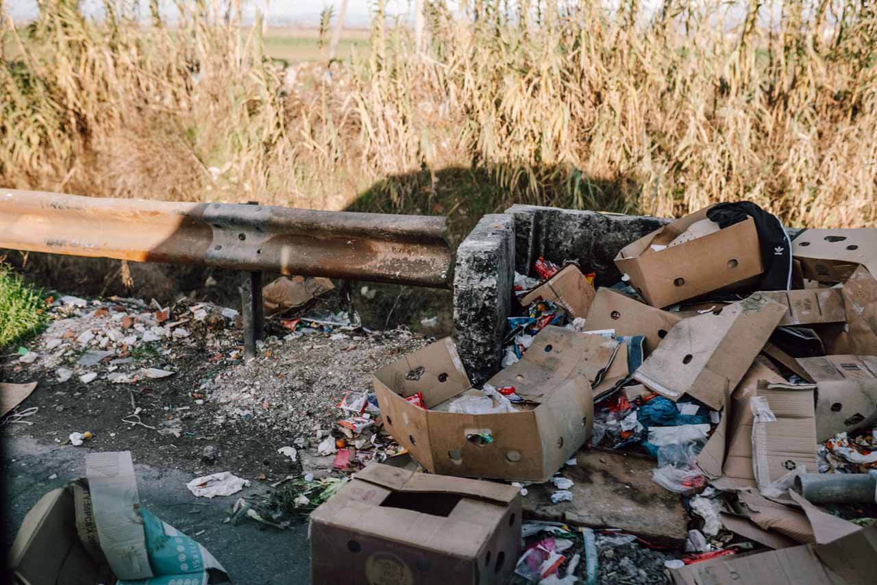 Müllproblem in Albanien