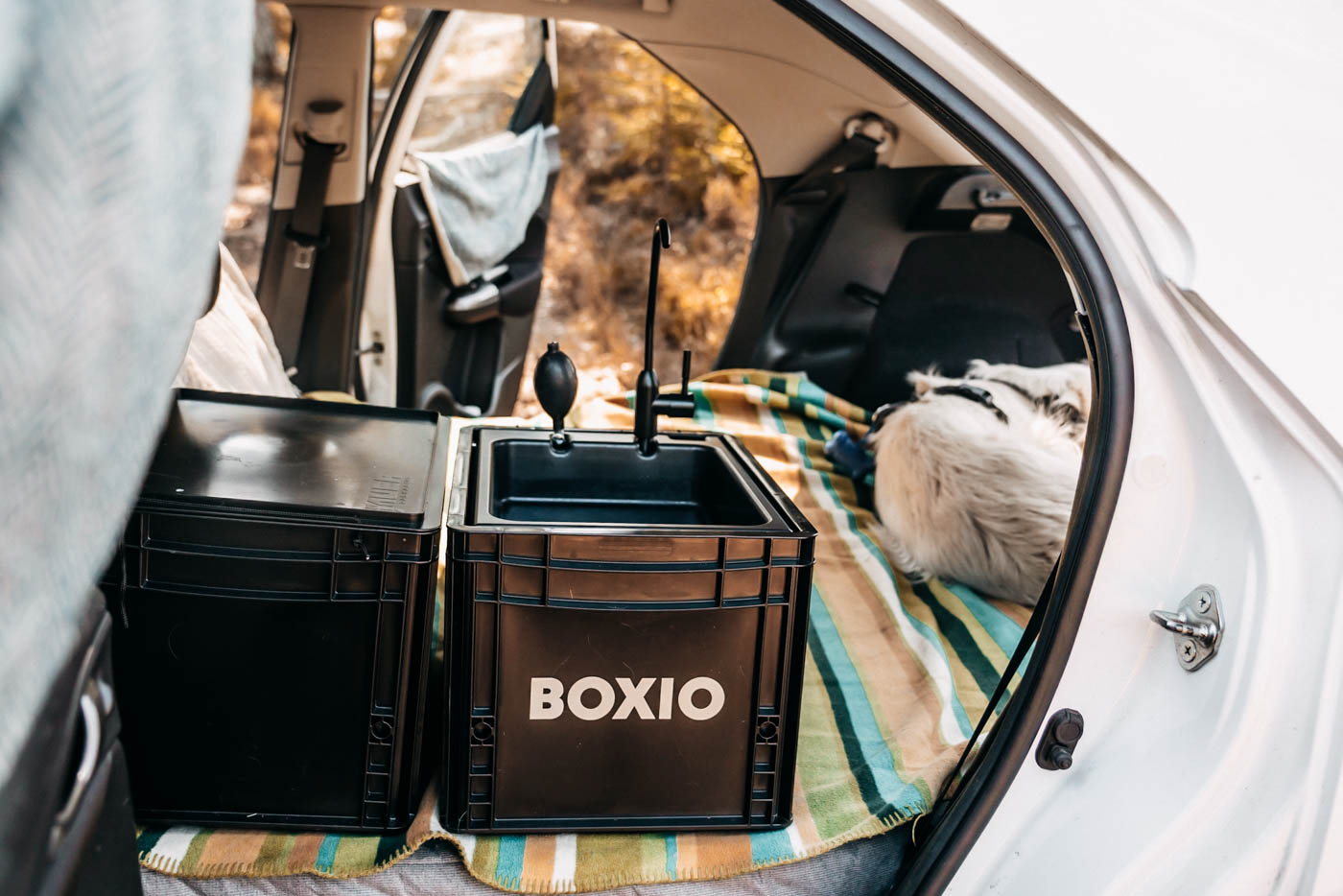 Boxio „Toilet“ -Trenntoilette im Mini-Format – Camping mit dem Hochdachkombi