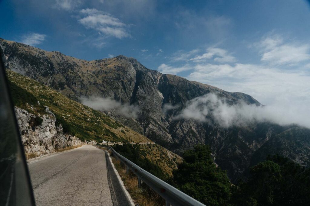 Llogara Pass in Albanien 