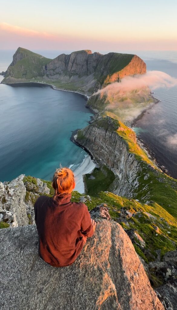 Ausblick von Haen und Veroy auf den Lofoten